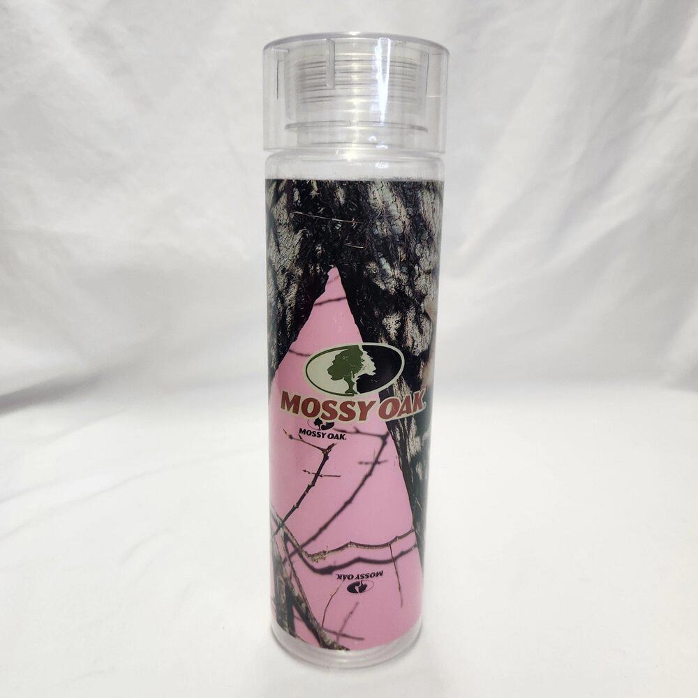 Mossy Oak Pink Camo Plastic Waterbottle